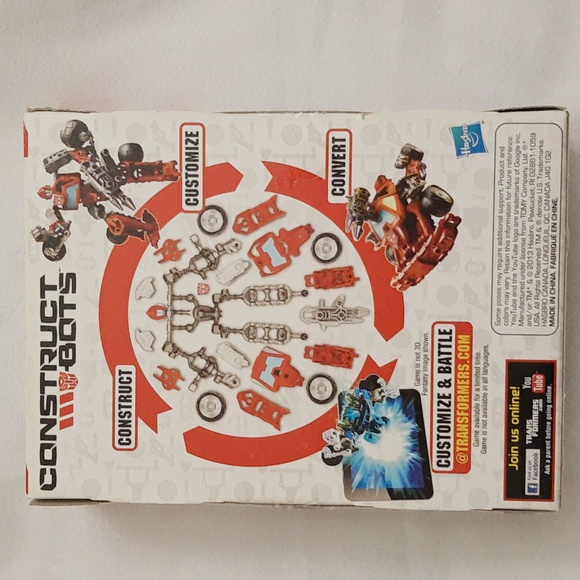 Transformers Construct-Bots Scout Class IRONHIDE 2-in-1 Build, SEALED - Picture 5 of 10